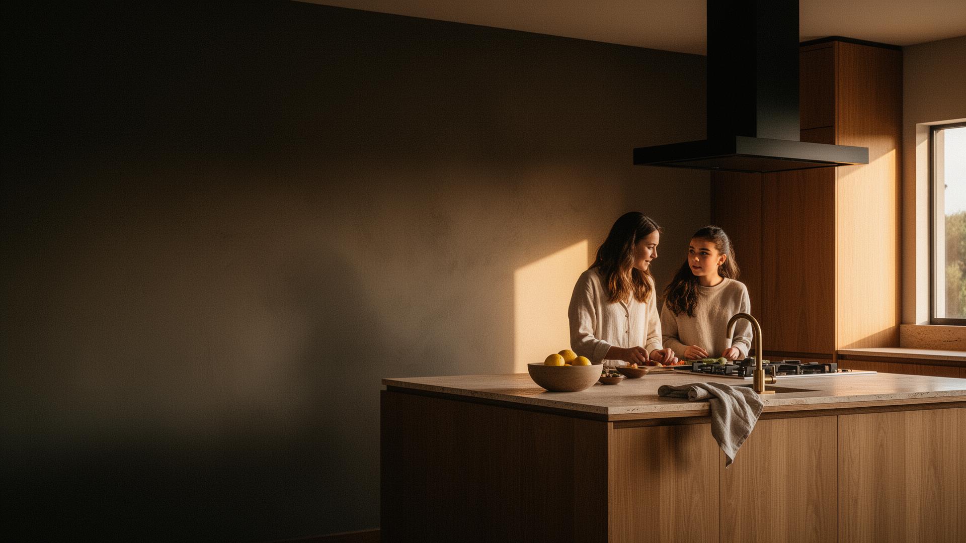 Modern kitchen with QuantumPlasma hood