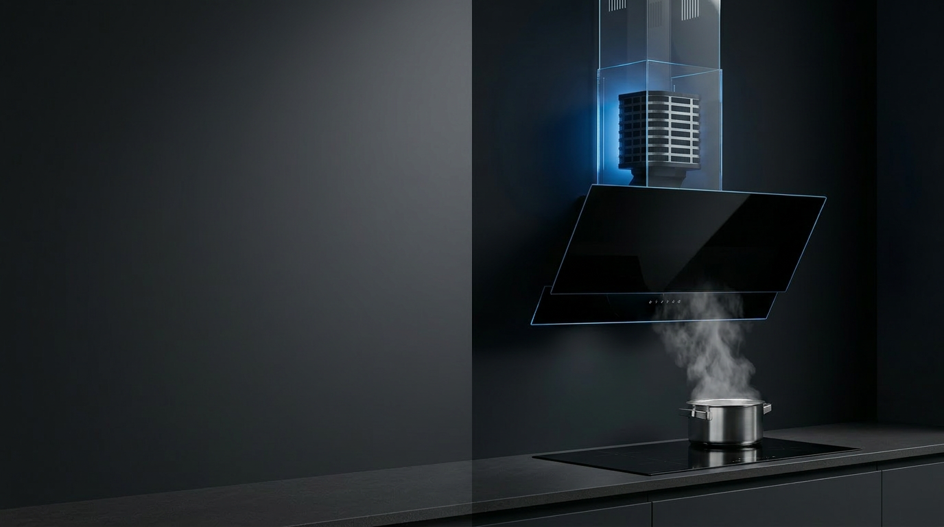 QuantumPlasma module integrated into a kitchen hood