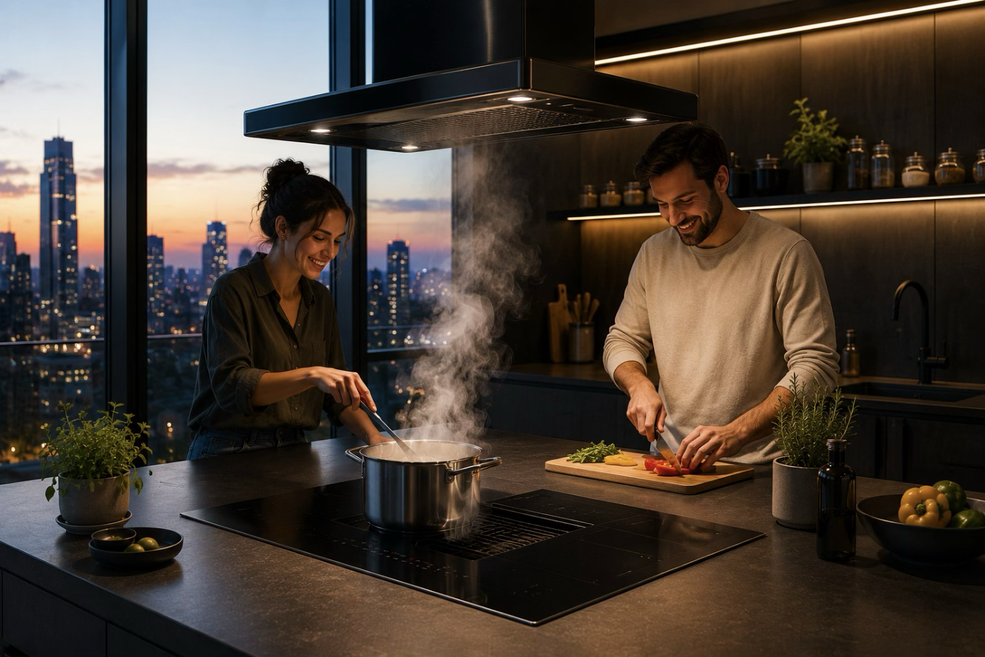 QuantumPlasma in a modern kitchen
